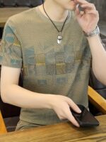 Men'S Summer Short-Sleeve T-Shirt, Trendy Summer Apparel