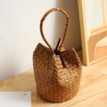 Mini Women'S Vintage Bohemian Bucket Bag | Natural Beige,