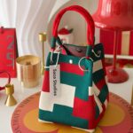 Women's Lightweight Polyester Handbag - Vintage Purse with Adjustable Strap & Metal Buckle Closure