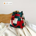 Women's Lightweight Polyester Handbag - Vintage Purse with Adjustable Strap & Metal Buckle Closure - Image 5
