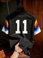 Men's Vintage German Football Jersey T-Shirt - Retro 90s Semi-Sheer Suitable for Dates, Parties & Daily Wear, - Image 2