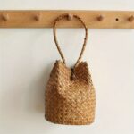 Mini Women'S Vintage Bohemian Bucket Bag | Natural Beige, - Image 3