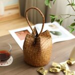 Mini Women'S Vintage Bohemian Bucket Bag | Natural Beige, - Image 5