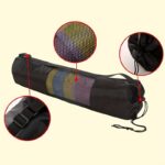 1pc of Breathable Yoga Mat Storage Net Bag, Single-shoulder Fitness Mat Storage Bag - Image 5