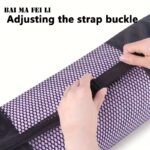 1pc of Breathable Yoga Mat Storage Net Bag, Single-shoulder Fitness Mat Storage Bag - Image 4