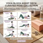 20pcs Yoga Block Pose Cards Set, Beginner-Friendly Yoga Props Guide, - Image 7