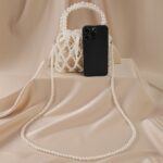 Fashion Mini Handmade Beaded Plastic Pearl handbag, Casual Style Shoulder Purse for Women - Image 6