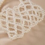 Fashion Mini Handmade Beaded Plastic Pearl handbag, Casual Style Shoulder Purse for Women - Image 4