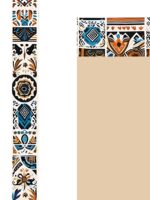 Men'S Short-Sleeve Casual Vacation Set for Spring And Summer, Featuring Trendy Ethnic Geometric Patterns - Image 4