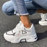 Heart-Shaped Thick Sole Mesh Daddy Shoes Women'S Thick Sole Breathable Height-Increasing Sports Casual Shoes - Image 6
