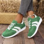 2024 Style Women'S Classic Fashion Comfortable Casual Versatile Lace-Up Lightweight Anti-Slip Preppy Fresh Athletic Shoes - Image 6