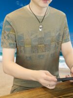 Men'S Summer Short-Sleeve T-Shirt, Trendy Summer Apparel - Image 4