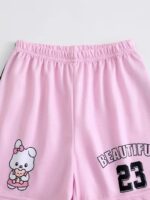 Girls' Summer Basketball Outfit Set Featuring a Sleeveless Top with The Number 23 And a Pair of Shorts - Image 7
