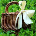 Woven Willow Baskets, Handbags, Square Bags, Tote Bags with Bow Ribbons, Perfect for Parties And Evening Events - Image 7