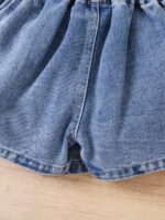 Europe and the United States cross-border girls fashion casual denim suit, Perfect for Outdoor - Image 3