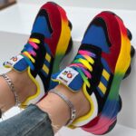 Popular Colorful Casual Sneakers, Women Shoes - Image 6