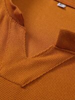 Men'S Spring, Summer, And Autumn Season Flat Shoulder Textured Fabric Round Neck Short-Sleeved T-Shirt - Image 2