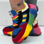 Popular Colorful Casual Sneakers, Women Shoes - Image 5