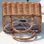 Woven Willow Baskets, Handbags, Square Bags, Tote Bags with Bow Ribbons, Perfect for Parties And Evening Events - Image 4