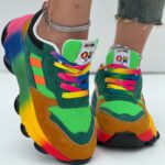 Popular Colorful Casual Sneakers, Women Shoes - Image 3