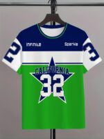 Men's Casual T-Shirt with Striking "81.28cm Number Graphic, Crew Neck Short Sleeves, Breathable Regular Fit for Daily and Formal Wear - Image 5