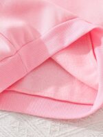 2-piece Set. Girls' Round-neck Sweatshirt with Long Pants Set - Image 4