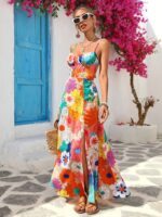 Women's Casual Long Dress, Simple and Fashionable, Suitable for Casual Attire - Image 4