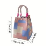 Women's Lightweight Polyester Handbag - Vintage Purse with Adjustable Strap & Metal Buckle Closure - Image 2
