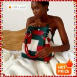 Women's Lightweight Polyester Handbag - Vintage Purse with Adjustable Strap & Metal Buckle Closure - Image 4