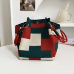 Women's Lightweight Polyester Handbag - Vintage Purse with Adjustable Strap & Metal Buckle Closure - Image 3