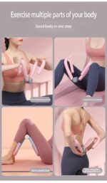 4pcs Yoga & Fitness Set for Home Workouts - Durable PP Material, Solid Color Design - Image 5