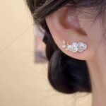 [NEW]A Pair of 2pcs, Camellia Earrings, High-Quality Jewelry, Upgraded Temperament Earrings, High-End Decorative Earrings, - Image 6
