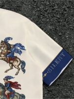 Men's Casual Short-sleeve Shirt with Year of the Horse Design, for Summer Vacations - Image 6