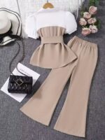 New Ss26 Fashion Lightweight School Outfit, 8- Girls' Set - Image 2