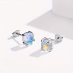 Pair of Women'S Elegant And Sexy Moonstone Earrings, Fashionable Easy Cute Style - Image 3