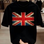 Men's Vintage Union Jack T-Shirt| Distressed Union Jack Design T-shirt