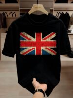 Men's Vintage Union Jack T-Shirt| Distressed Union Jack Design T-shirt